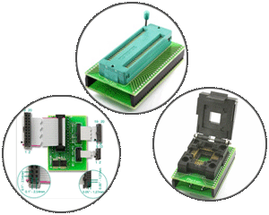 Socket Adapters for Off-Board Device Programmers
